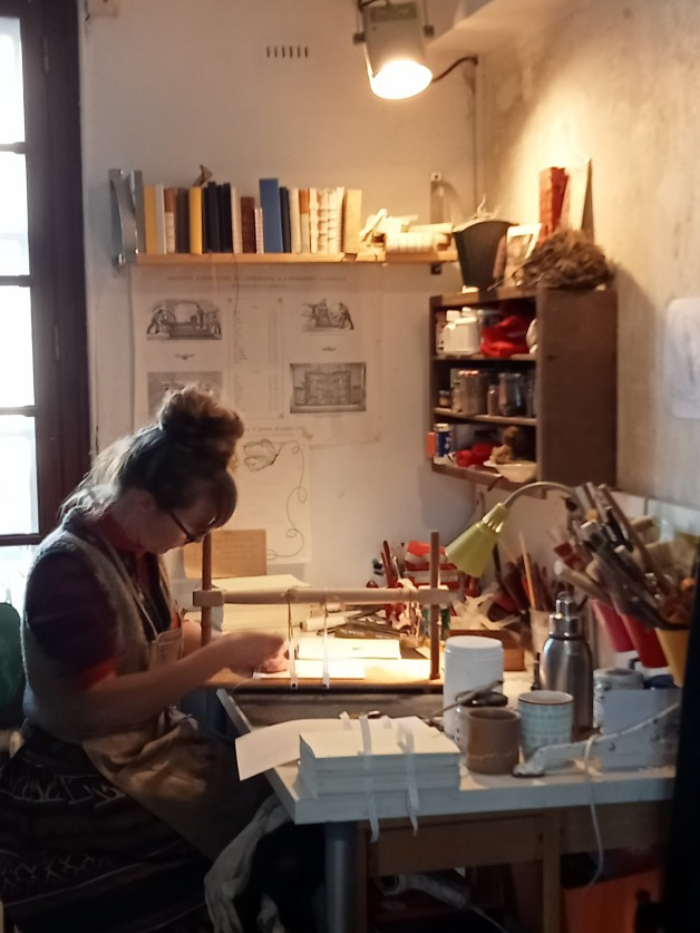 Interview filmée à l’atelier