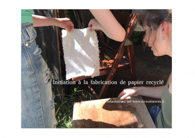Initiation à la fabrication de papier recyclé